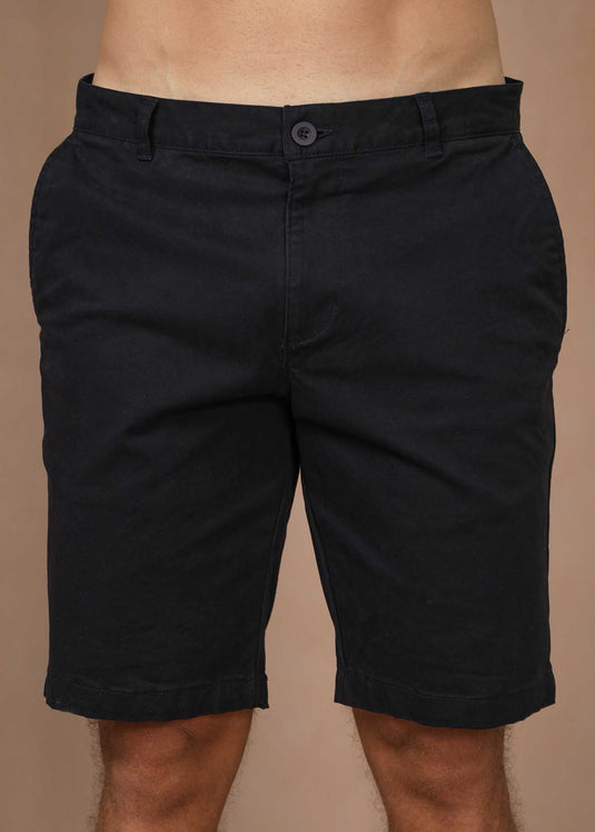TWILL FLAT FRONT SHORT
