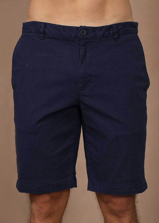 TWILL FLAT FRONT SHORT