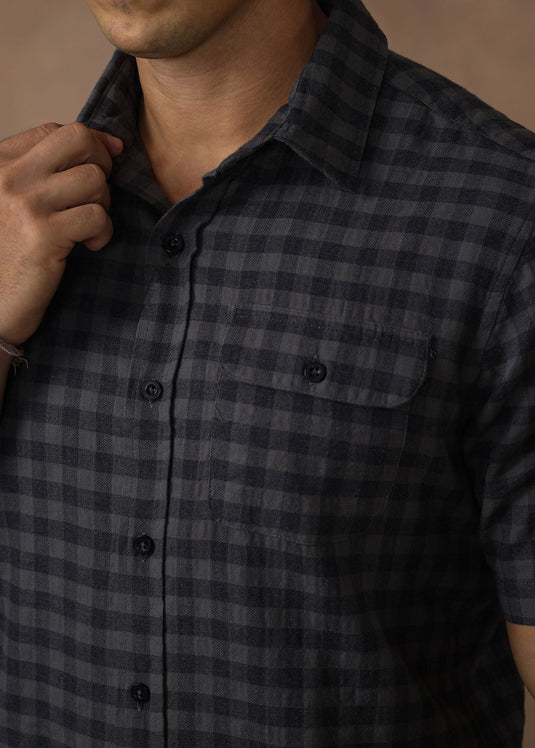 Casual Wear Check S/S Shirt