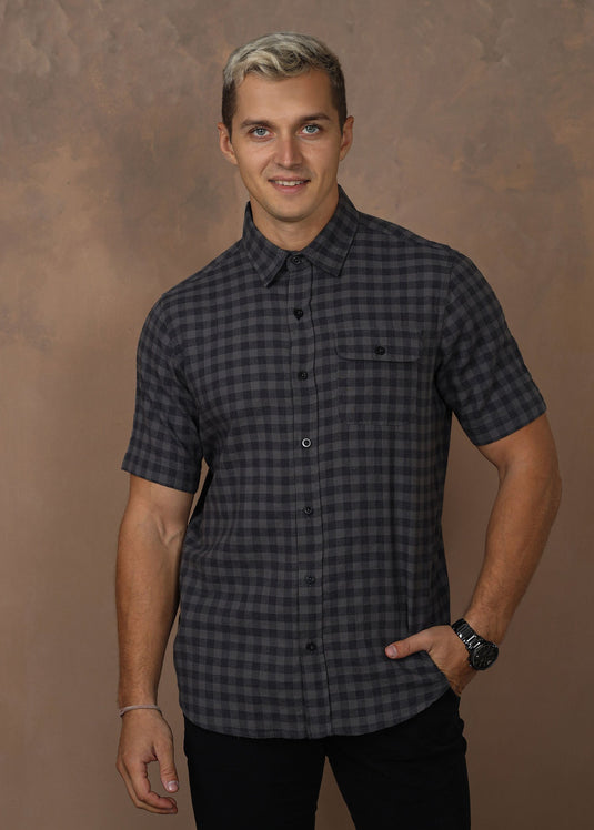Casual Wear Check S/S Shirt