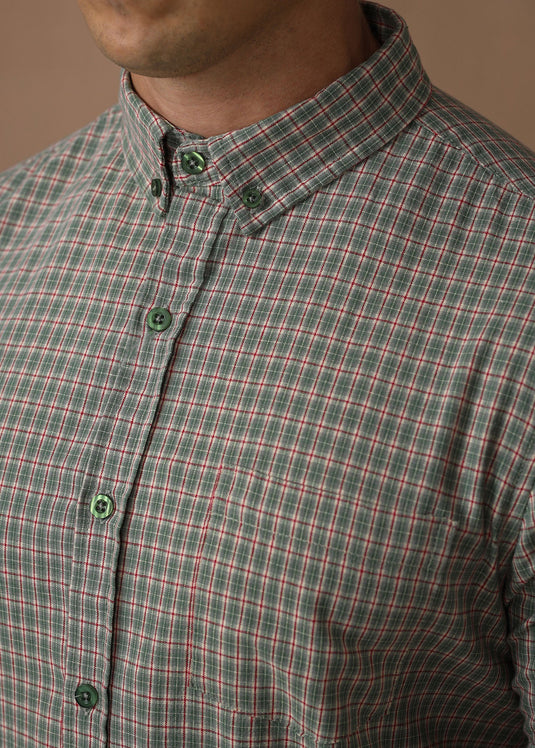 CASUAL WEAR CHECK  S/S SHIRT