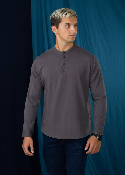 Manderin Collar L/S Shirt (Cos Sample)
