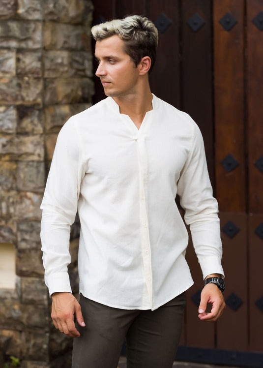 CASUAL WEAR DETAILED  L/S SHIRT