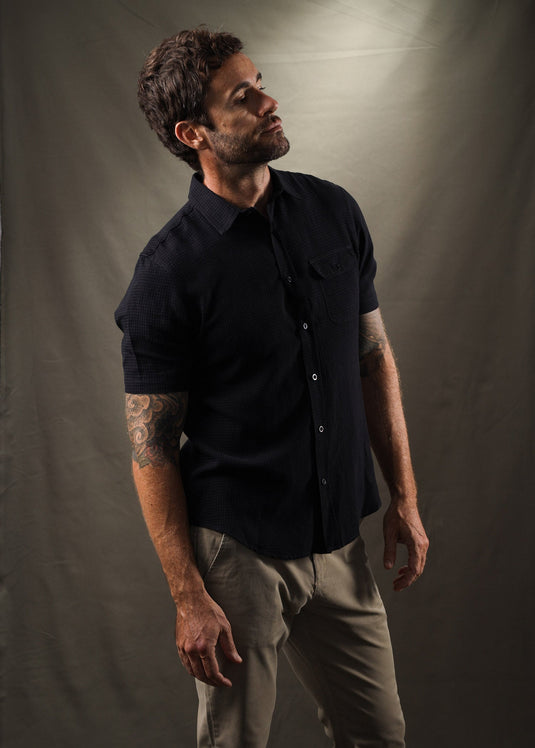 Linen Flap Pocket S/S Shirt