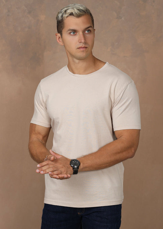 Casual Wear Crew Neck T-Shirt(Slim Fit)