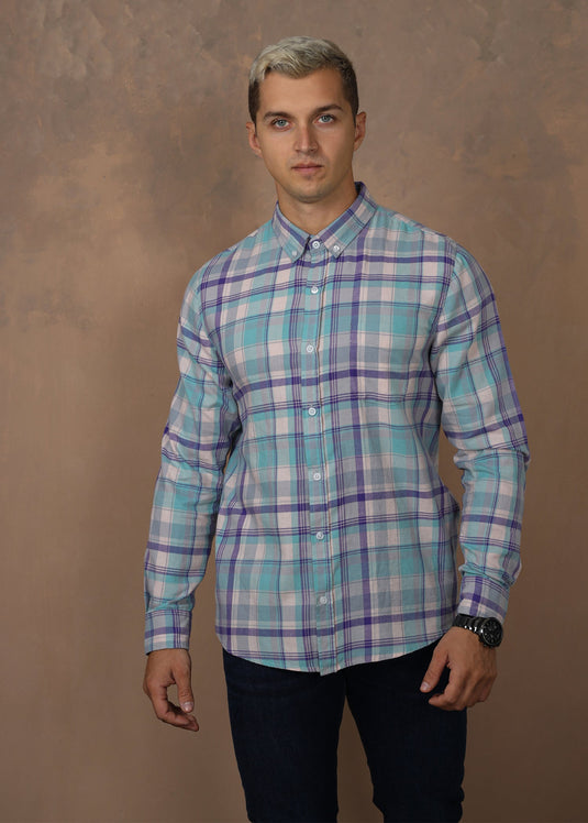 CASUAL WEAR CHECK L/S SHIRT