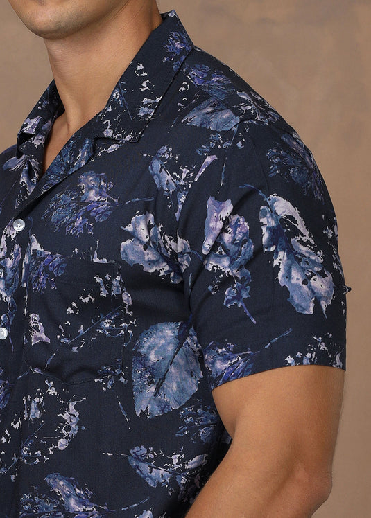 CASUAL WEAR CUBAN  COLLAR  S/S SHIRT