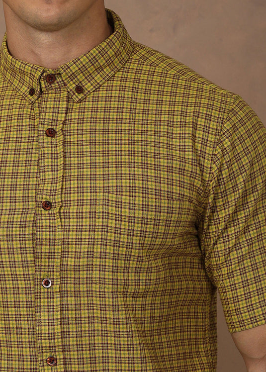 Casual Wear Check S/S Shirt