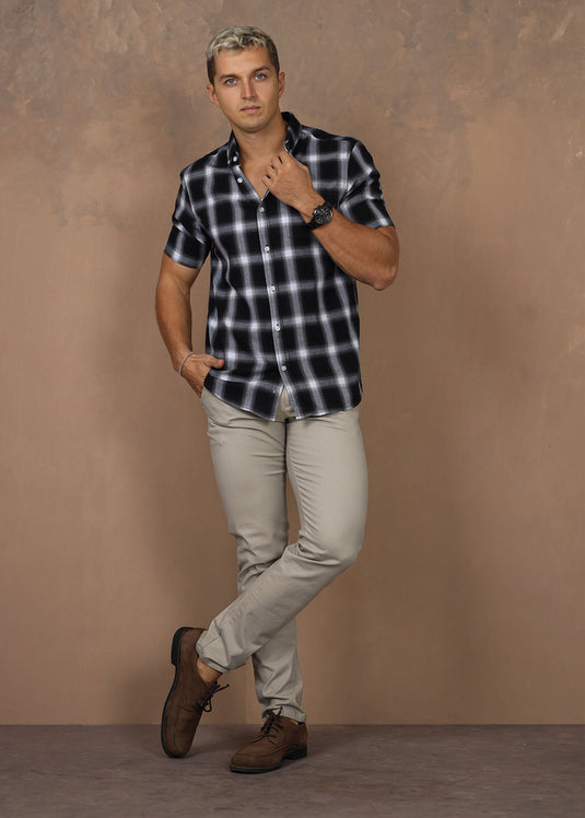 CASUAL WEAR S/S SHIRT  WITH FLAP PKT