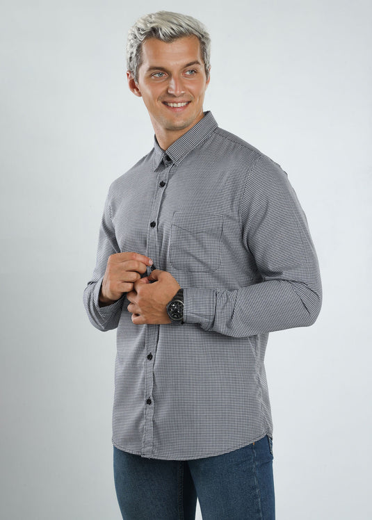 Long Sleeves Check Shirt