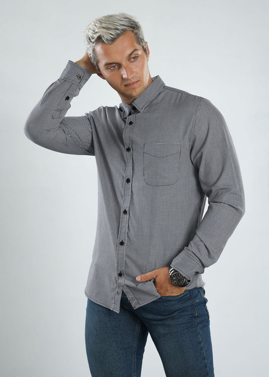 Long Sleeves Check Shirt