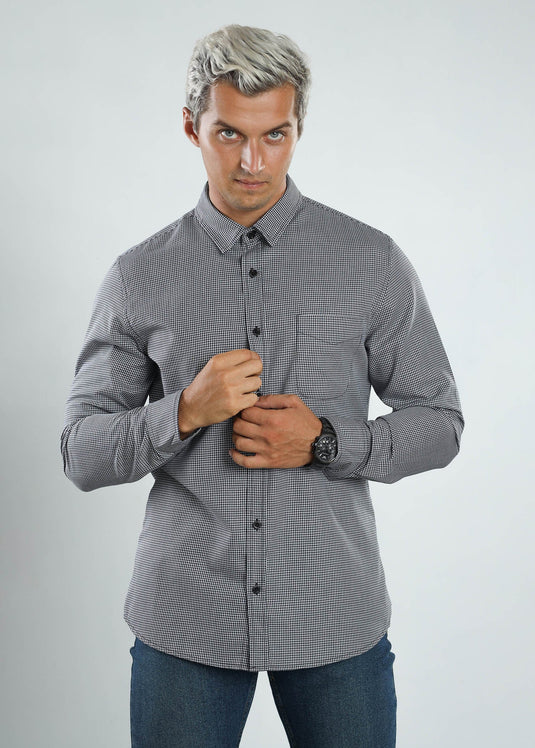 Long Sleeves Check Shirt