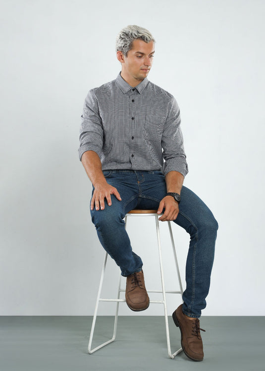 Long Sleeves Check Shirt