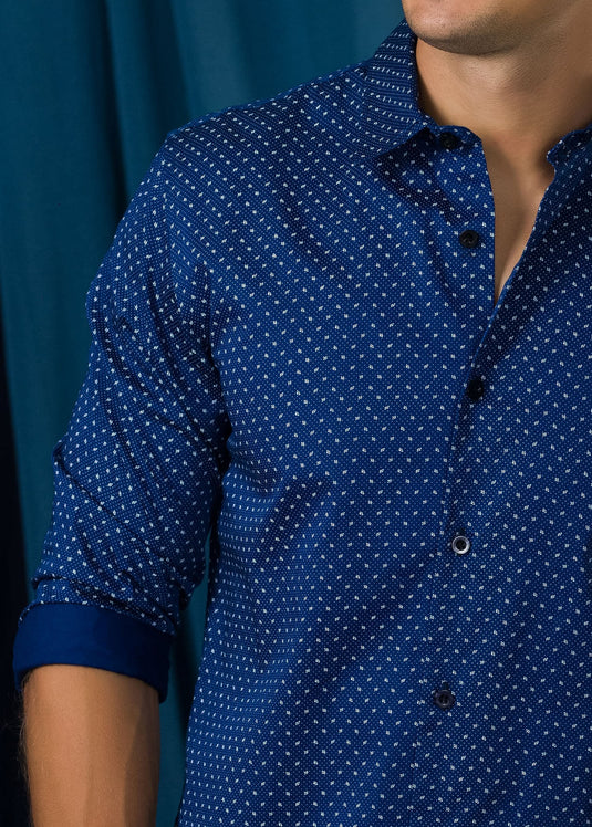 Casual Wear Printed L/S Shirt