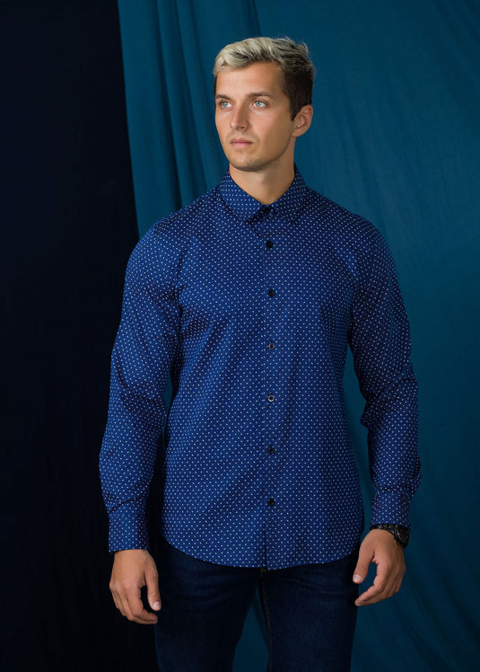 Casual Wear Printed L/S Shirt
