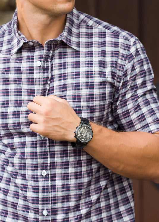 Casual Wear Check S/S Shirt