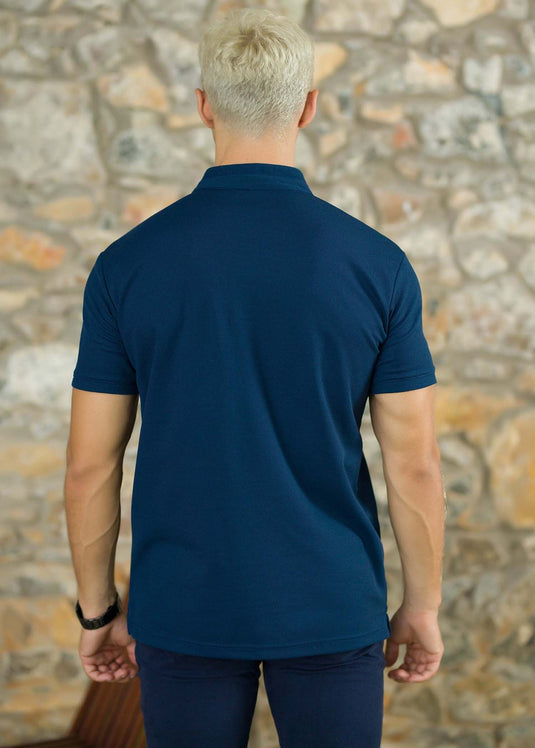 Mao Collar  S/S T-Shirt