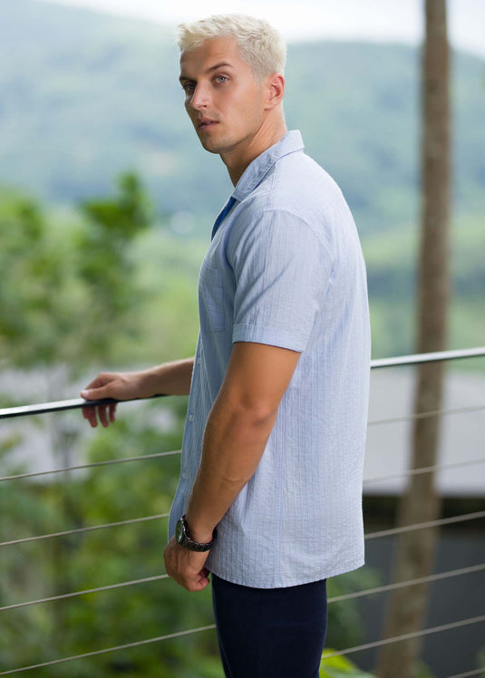 Casual Wear Cuban Collar S/S Shirt