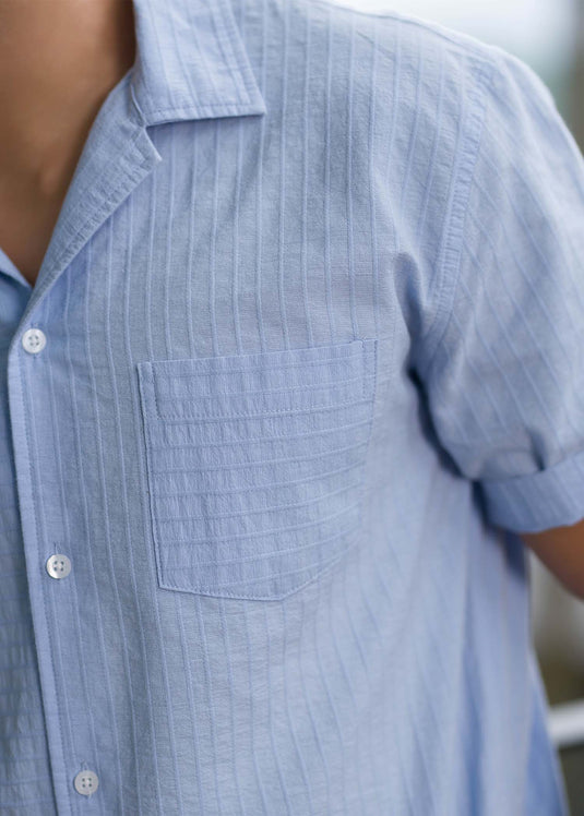 Casual Wear Cuban Collar S/S Shirt