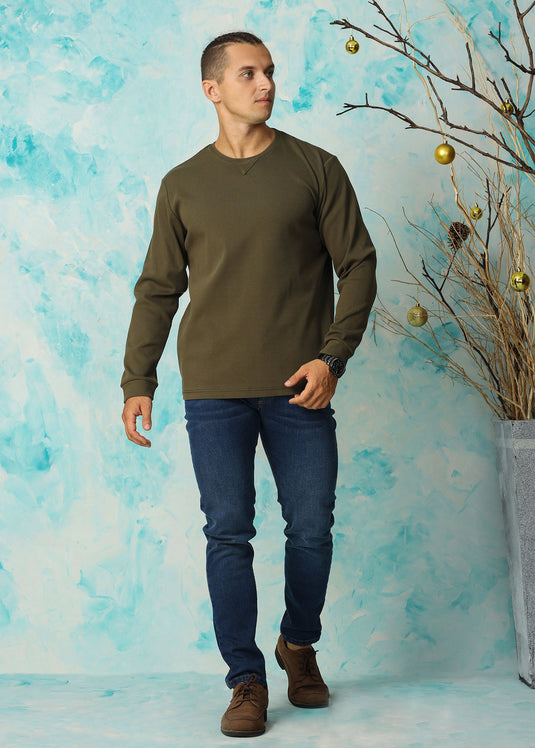 Sweatshirt L/S (Deep Olive)