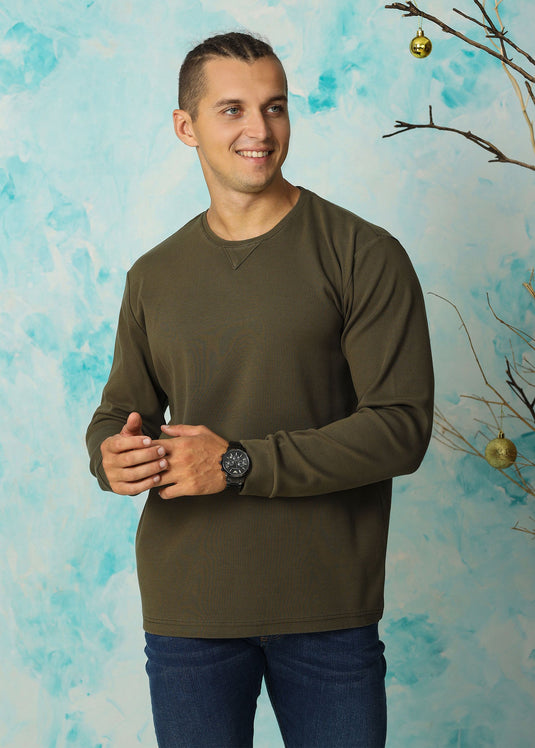 Sweatshirt L/S (Deep Olive)