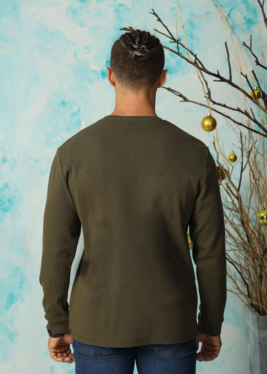 Sweatshirt L/S (Deep Olive)