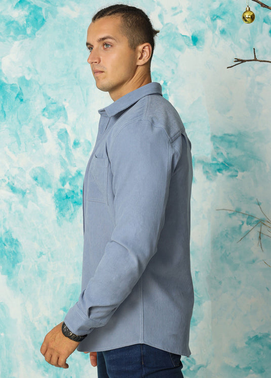 Blue Overshirt