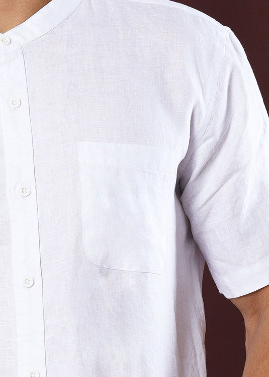 Linen Tyler S/S Shirt (White)