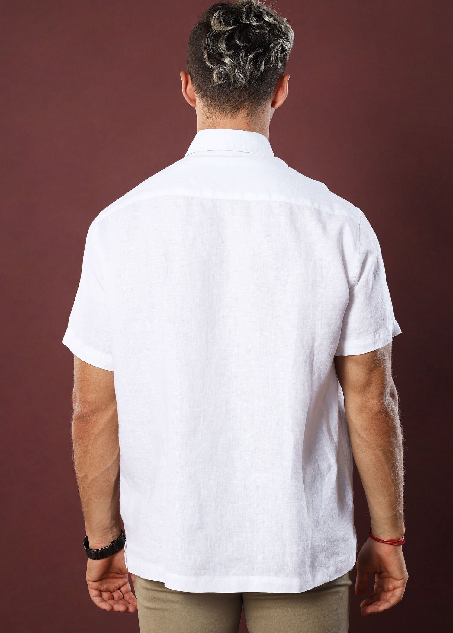 Linen Padini Shirt (White)