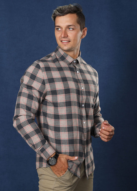 Jacob Casual Check Shirt