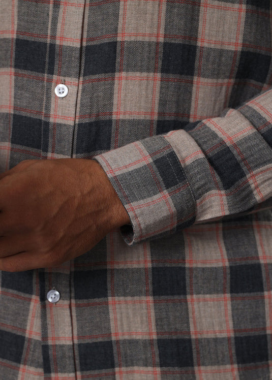 Jacob Casual Check Shirt