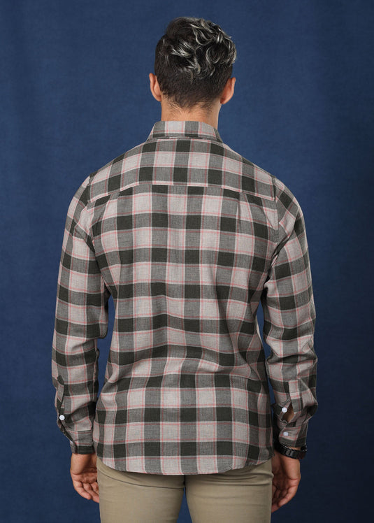 Jacob Casual Check Shirt