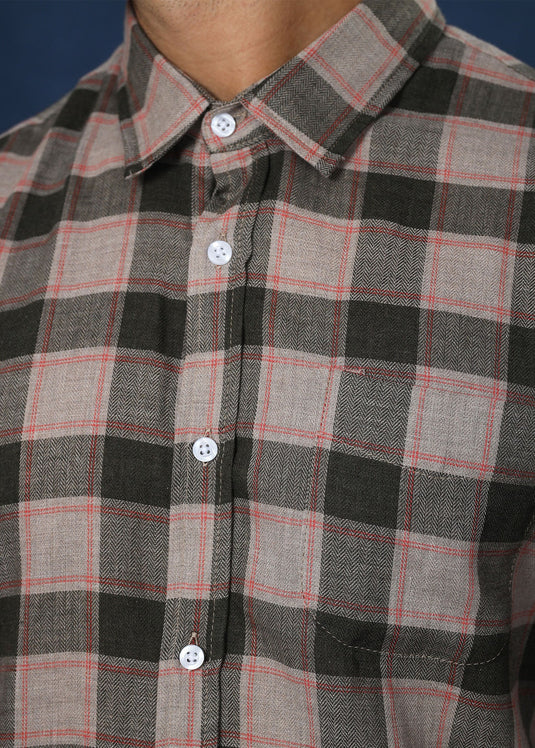Jacob Casual Check Shirt