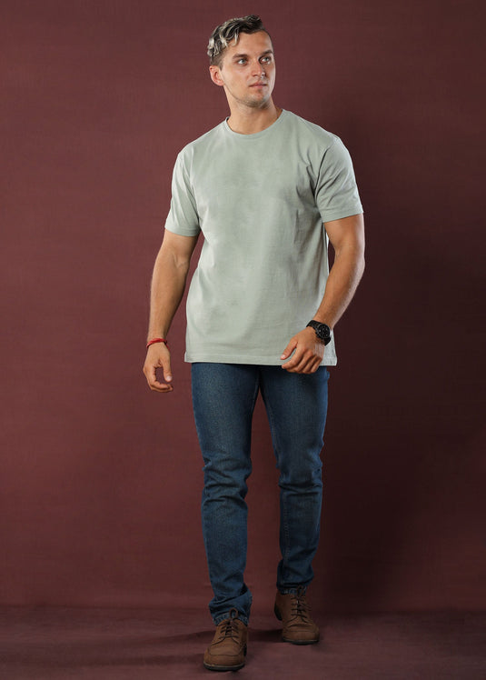 Lime Crew Neck Tee (Slim)