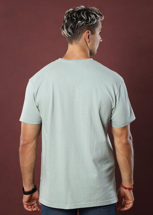 Mint Green Crew Neck Tee (Slim)