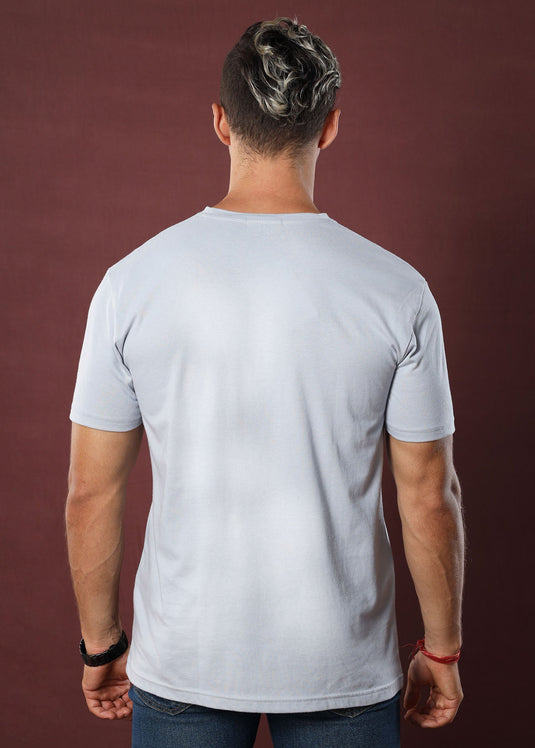 Pigeon Grey Crew Neck Tee (Slim)
