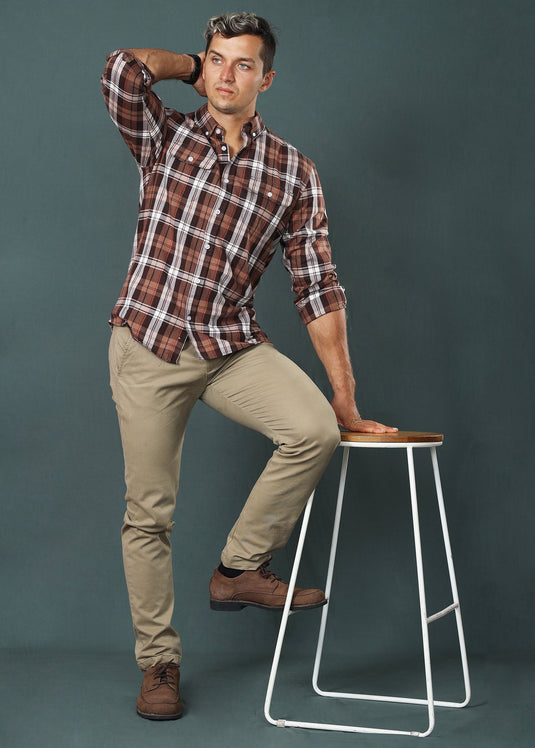 Robert Casual Check Shirt