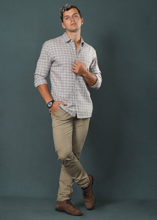 Cotton Check Shirt