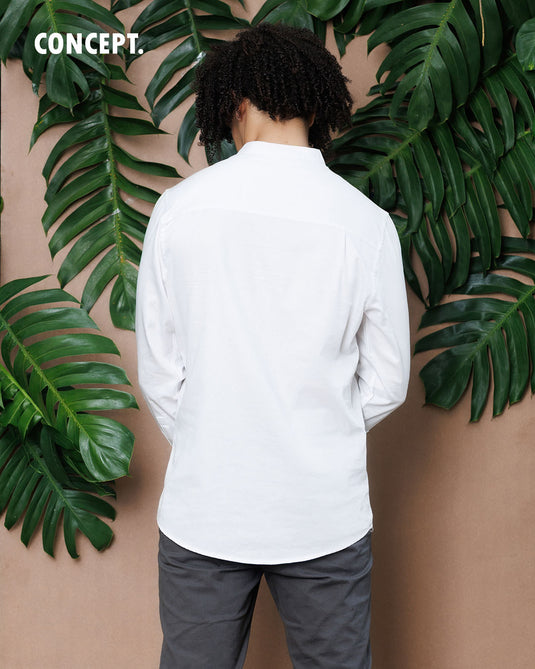 Mao Collar L/S Shirt