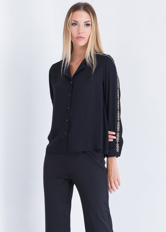 Embroidery Detailed Blouse