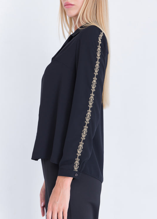 Embroidery Detailed Blouse