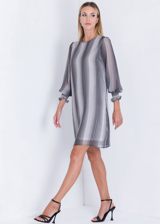 Printed Shift Dress
