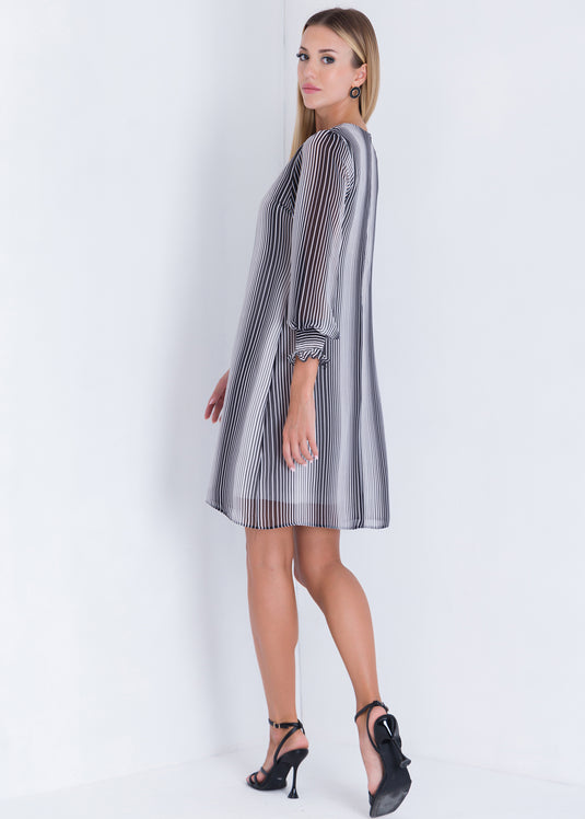 Printed Shift Dress