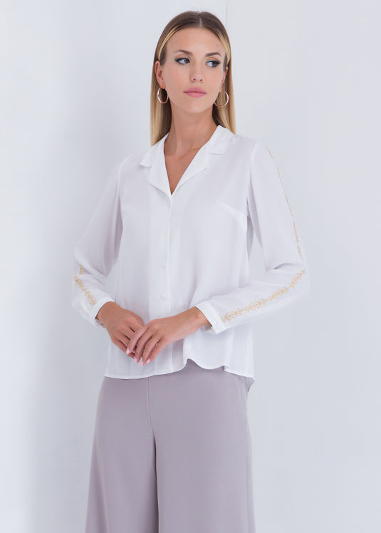 Embroidery Detailed Blouse