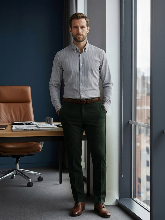 Formal Wear Pant - Dark Green