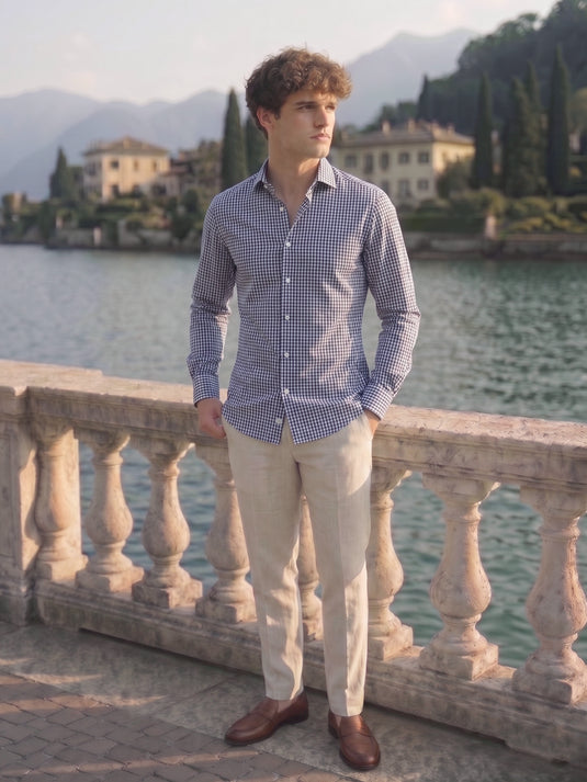 Checked Long Sleeve Shirt