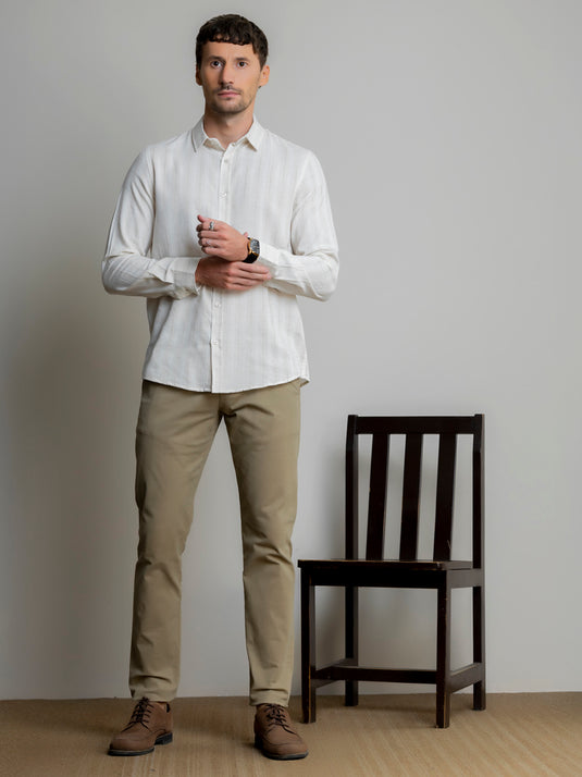 Casual Wear Stripe L/S Shirt