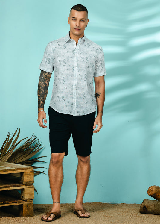 Casual Wear Printed S/S Shirt