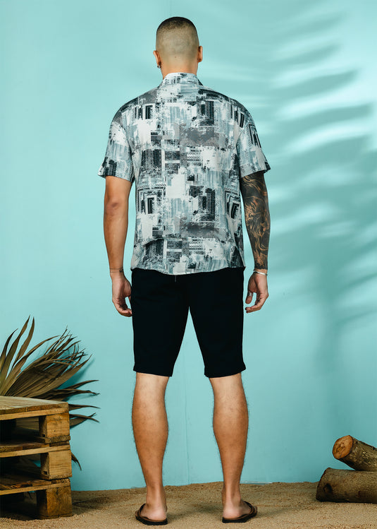 Casual Wear Printed S/S Shirt
