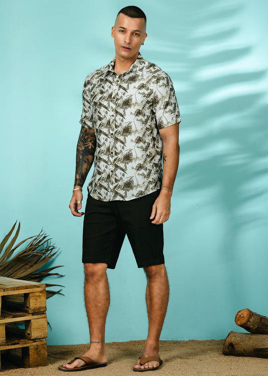 Casual Wear Printed S/S Shirt